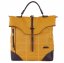 Kožená kabelka - batoh elenco 5431.220 žltá + hnedá