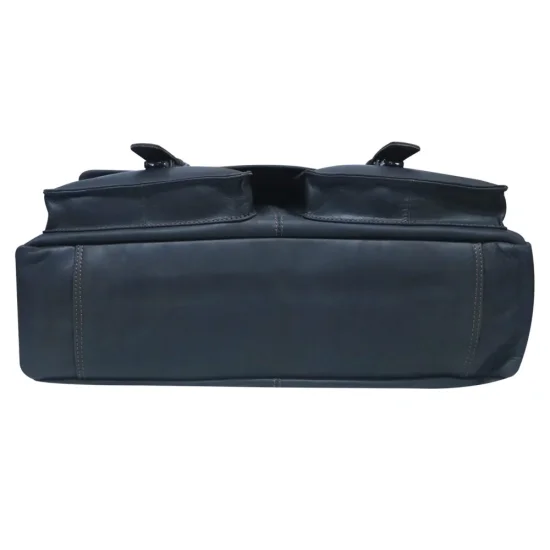 Pánská kožená taška přes rameno Apollo tm. hnědá - spodní část Pánská kožená taška přes rameno Apollo tm. hnědá - spodní část