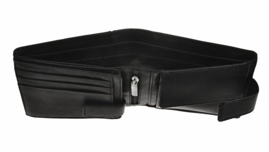 Pánska kožená peňaženka  23491 - čierna 3