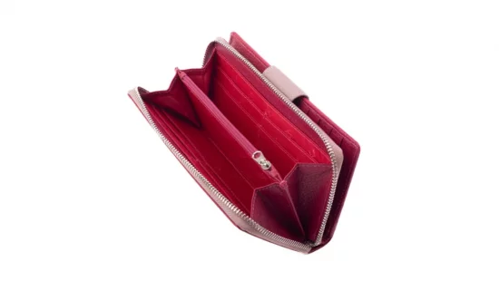 Dámska kožená peňaženka SG-27617 růžová 5
