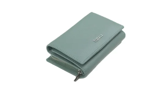 Dámska kožená peňaženka SG-27074 sage 2