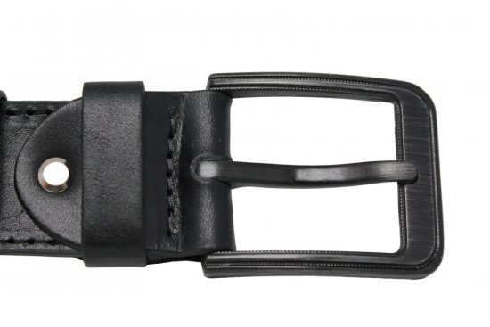 Pánský kožený opasek Black Hand 2131-98 černý 2