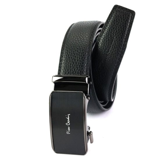 Pánský kožený opasek Pierre Cardin 2651 HY09 černý 
