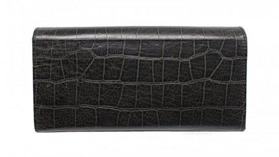 Dámska kožená peňaženka SG-27011 čierna 1