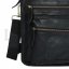 Pánska kožená taška cez rameno LN-222016 čierna