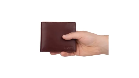 Pánská kožená peněženka SG-27479 hnědá