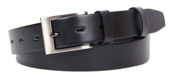 Pánský společenský kožený opasek 230-100-60 černý 1