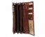 Luxusní dámská kožená peněženka PWL-2388/M hnědá 3