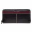 Dámska kožená peňaženka 226512 black/red