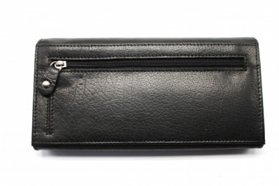 Dámska kožená peňaženka V 2102 čierna