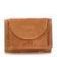 Dámska kožená peňaženka W-22030/D caramel (malá peňaženka)
