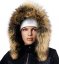 Kožešinový lem na kapuci - límec mývalovec snowtop M 35/66 (80 cm) 1