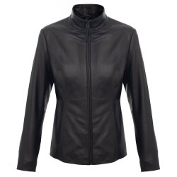 Dámska kožená bunda 2138 čierna - NADMER Dámska kožená bunda 2138 čierna - NADMER