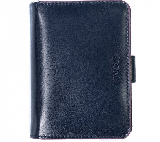 Dámska kožená peňaženka 23323 modrá