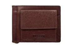 Kožená dolárovka W 22010 hnedá