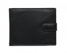 Pánská kožená peněženka s propinkou E-21036 černá