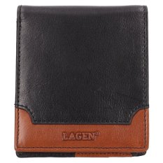 Pánska kožená peňaženka BLC-25262/122 čierna+koňak