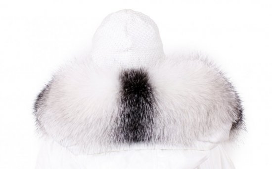 Fur trim on the hood - fox collar bluefrost white LB 21/1 (65 cm) 4