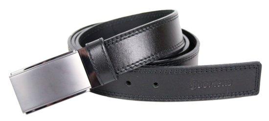 Pánský kožený opasek Scorteus SC 2033/2 černý 2