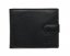 Pánska kožená peňaženka so zápinkou E-21036 čierna