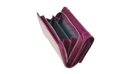Dámska kožená peňaženka SG-27196 B fuchsia - mincovník