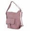 Dámska kožená kabelka - batôžtek Ela svetlo fialová