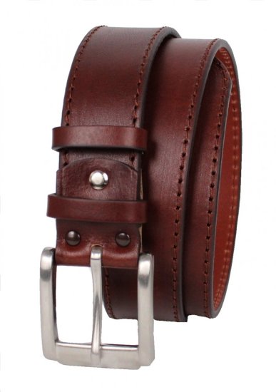 Pánský kožený opasek Scorteus SC - 9545/50/1 hnědý