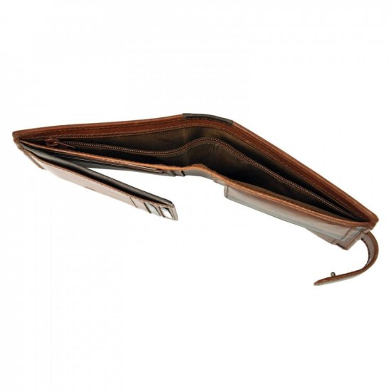 Pánska kožená peňaženka El Forrest 2556-21 RFID hnedá 5