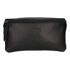 Kožená ľadvinka LG 2028 čierna