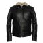 Pánská kožená bunda  25201 černá - velikost: XL