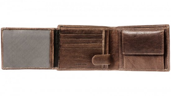 Pánska kožená peňaženka SG-21616 hnedá