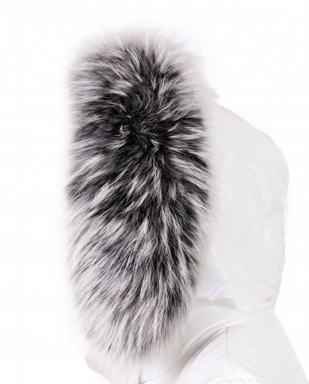 Fur trim on the hood - raccoon collar M 36/21 (61 cm) 2