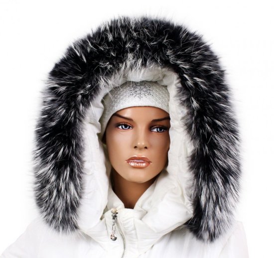 Kožešinový lem na kapuci - límec mývalovec M 36/63 (75 cm) 1