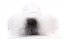 Kožušinový lem na kapucňu - golier líška bluefrost white LB 21/13 (66 cm) 3