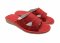 Dámske kožené papuče Betty červené - veľkosť: 41