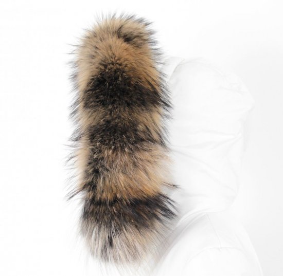 Kožušinový lem na kapucňu - golier medvedíkovec M 35/20 (70 cm)