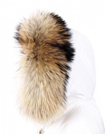 Fur trim on the hood - collared raccoon M 42/30 (62 cm) 1