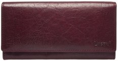 Dámská kožená peněženka V-2102/T vínová