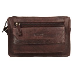 Pánská kožená etue (dokladovka) LM-2022 hnědá