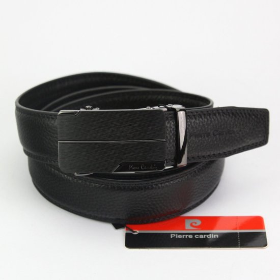 Pánský kožený opasek Pierre Cardin 2547 HY08 černý 2