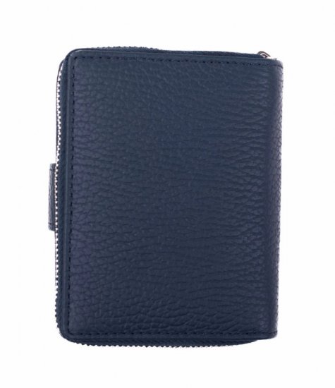Dámska kožená peňaženka SG-27618 modrá 2