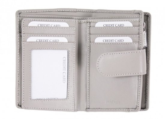 Dámska kožená peňaženka SG 250313 sivá - pastel