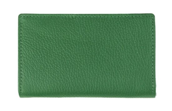 Dámska kožená peňaženka SG-27074 zelená - zadná strana Dámska kožená peňaženka SG-27074 zelená - zadná strana