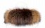 Fur trim on the hood - raccoon collar snowtop brown - beige highlights M 33/11 (65 cm) 2