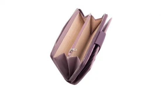 Dámská kožená peněženka SG-27617 rose/fialová 4