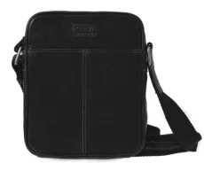 Pánská kožená taška přes rameno SG-27018 černá