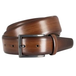 Pánský kožený opasek Lindenmann 21520618 hnědý