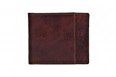 Pánska kožená peňaženka LN-28697 hnedá
