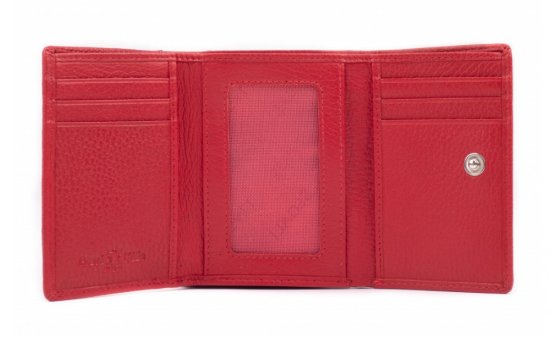 Dámská kožená peněženka SG-27106 B Červená 2