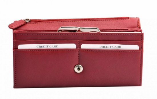 Dámská kožená peněženka TR-22114 red
